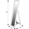 Зеркало ME_напольное BeautyStyle 8 (5658) 350х450х1380 белый