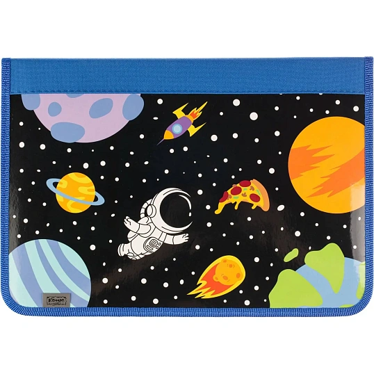 Папка для тетрадей Space time, А4,рез., ткань/ламин 340х235х30,ПТ-Р4