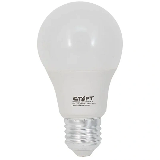 Лампа светодиодная Старт ECO E27 7W 4000K груша