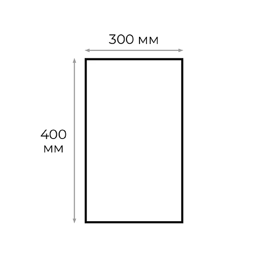 Пакет вакуумный пищевой двойное рифление PET/PE 300х400мм 55 мкм 100шт/уп