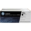 Картридж лазерный HP 12A Q2612AF чер. для LJ 1010 (2шт/уп)