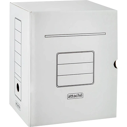 Короб архивный белый ATTACHE 200мм гофрокартон, 5шт.уп