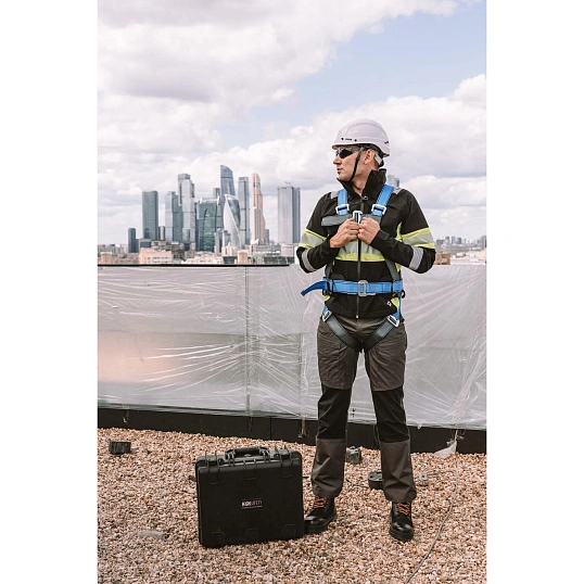 Привязь страховочная HS-50 BAZIS с интегрированным поясом