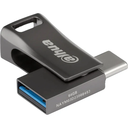 Флеш-память Dahua 64 Гб, USB3.2 Gen1 Type A и Type C DHI-USB-P639-32-64GB