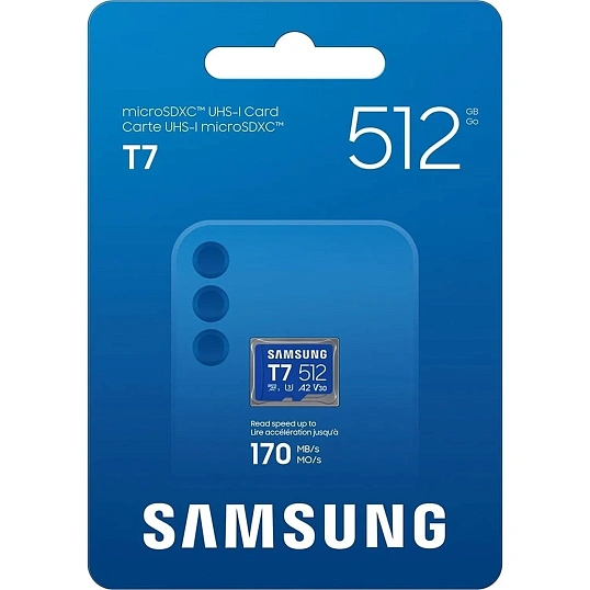 Карта памяти Samsung T7 microSDXC 512 ГБ [MB-MB512T/WW] 2026