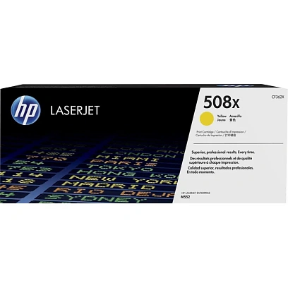 Картридж лазерный HP 508X CF362X жел. для CLJ M252/M277