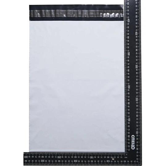 Курьер-пакет без печати, без кармана,300x400+40, 50 мкм (100 шт/уп)