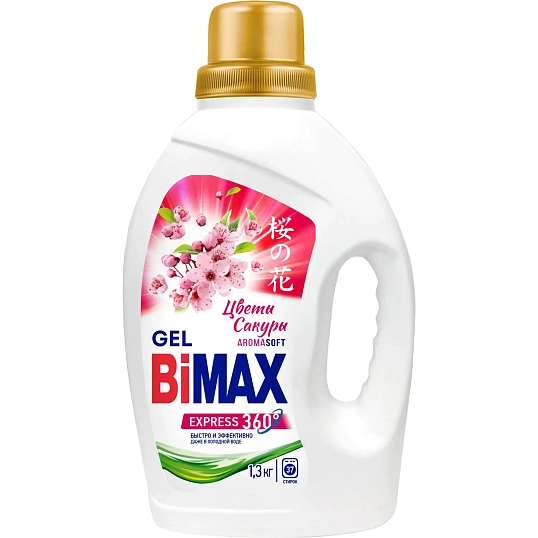 Гель для стирки BiMax Цветы Сакуры 1,3 кг