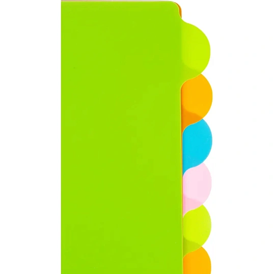 Разделитель листов A4+, 12 л.,полукруг, Attache Selection