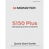 Колонка портативная Monster S150 Plus, чёрная