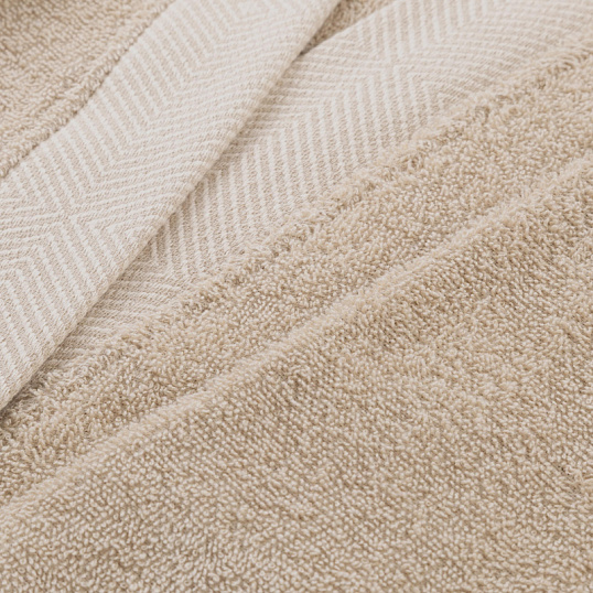 Халат Махровый Мужской  DELRAY Кимоно бежевый, L-XL,300 гр/м2