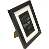 Рамка пластиковая с паспарту Gloria Black 15x20 37