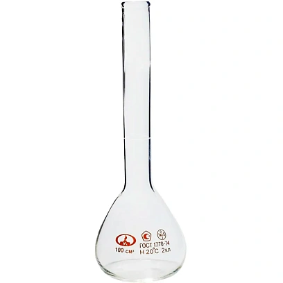 Колба 1-100-2 мерная, 6 шт/уп, 10001124