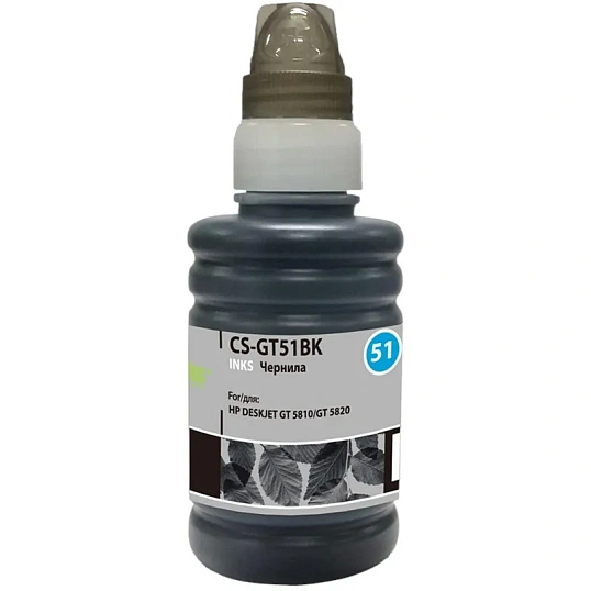 Чернила Cactus CS-GT51BK M0H57AE чер. 100мл для DJ GT 5810/5820/5812/5822