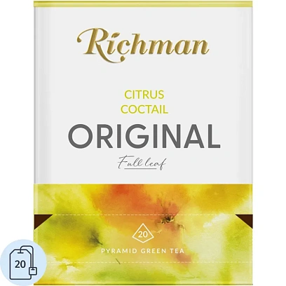 Чай Richman Citrus Coctail зелёный 20пирх2г