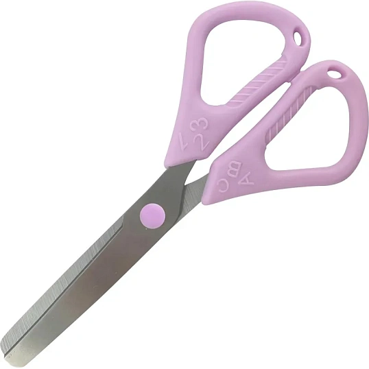 Ножницы детские Kores ABC,120мм,с пластиковыми ручками,тупоконечные,ассорти