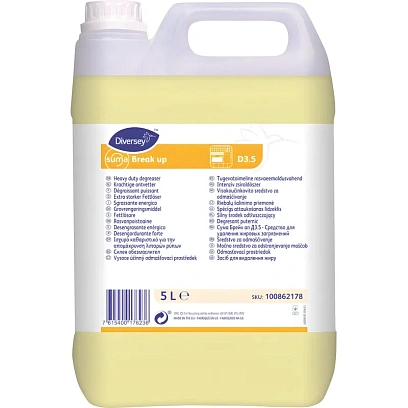 Профхим д/кухни моющ д/пищев.оборуд,пенн Diversey/Suma Break up D3.5, 5л