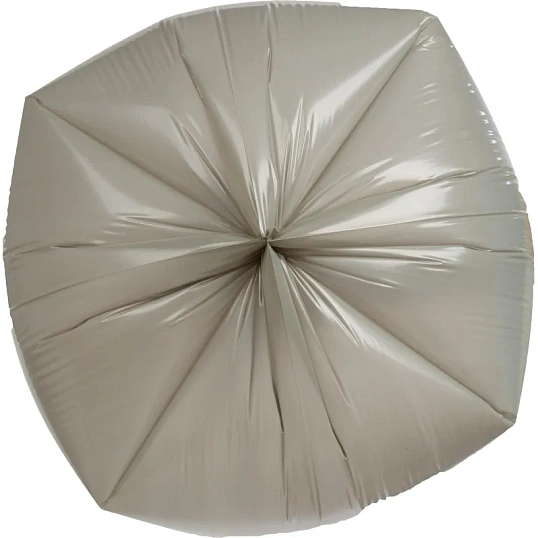 Мешки для мусора ПВД+добавка 120л 35мкм 10шт/рул серые 70х110см