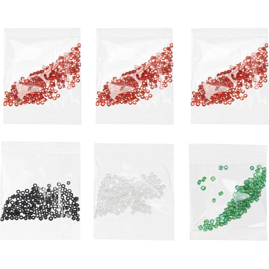 Набор для изготовления Фигурки из бисера. Брелоки Сердечко, арбуз, Бис-104