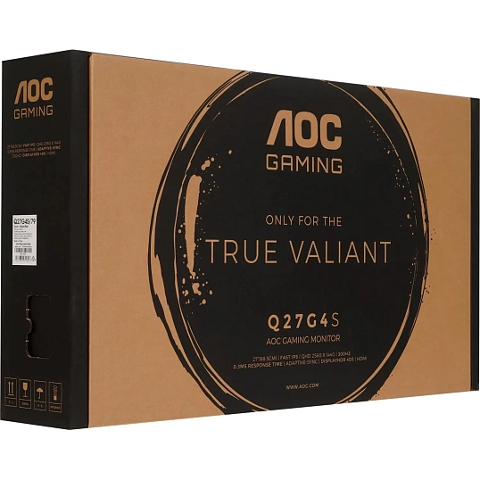 Монитор 27 AOC Q27G4S Black (IPS,2560x1440,300Hz,0.3 ms,2xHDMI,Pivot)
