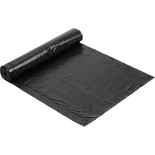 Мешки для мусора ПВД 180л 20мкм 10шт/рул черные 86x105см