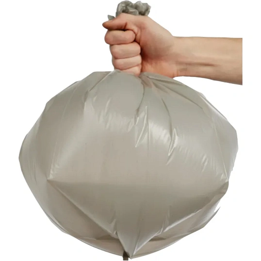 Мешки для мусора ПВД+добавка 30л 35мкм 20шт/рул серые 50х60см