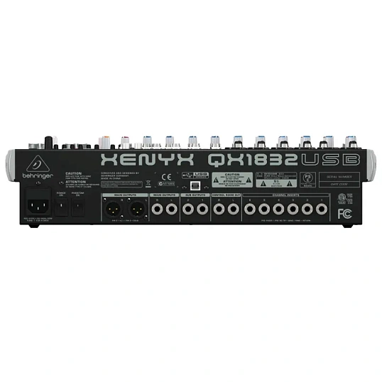 Микшерный пульт Behringer QX1832USB, 6 моновходов с компрессорами