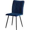 Стул Комус Мебель Flame велюр, 41х55х89, Blue (синий)