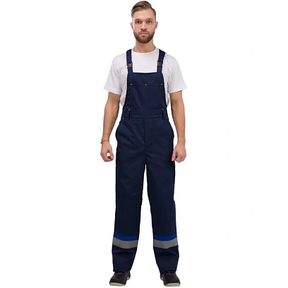 Полукомбинезон летний муж. л24-ПК синий (р.56-58) 182-188