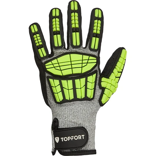 Перчатки защитные от ударов и порезов TOPFORT Сполдер Хит F р.10
