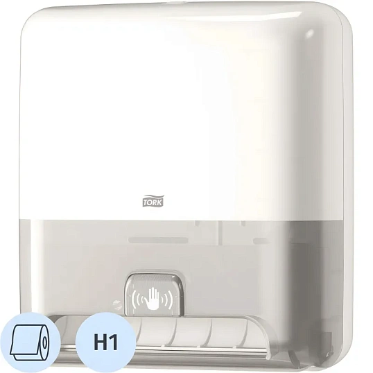 Диспенсер для полотенец в рулон Tork Matic H1 Intuition сенсор 551100 белый