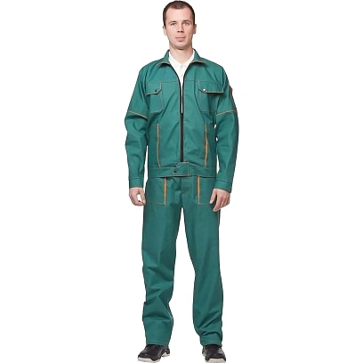 Костюм летний мужской л06-КБР зел. (р.44-46) 182-188