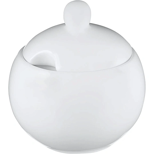 Сахарница Wilmax белая, фарфоровая,325 мл WL-995001