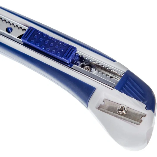 Нож канцелярский 9мм Attache Selection  с антискольз.вставками иточилкой