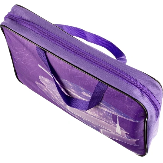 Папка школьника А4 с ручками + твердое дно,ШИРОКАЯ,ткань ПШ-11, ЗНАНИЯ 2024