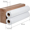 Бумага широкоформатная 80г 841x175 76.2мм [2рулона