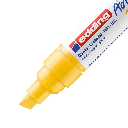 Маркер акриловый Edding 5000/905.скош.нак. 5-10 мм. Цвет Желтый
