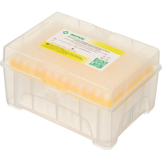 Наконечник с фильтром нестер в штативе 200 мкл, 96шт/уп, 1.75.30.30.1020Ш.1