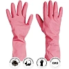 Перчатки резиновые Paclan Practi Comfort розовые 4076614 р.L
