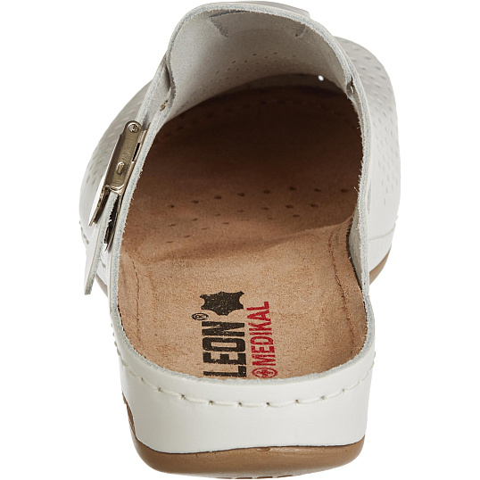 Сабо Leon белые (мод. MED950), р. 36