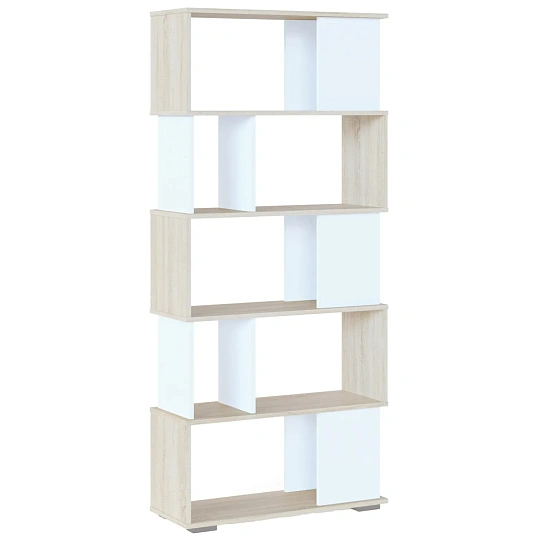 Стеллаж Сокол СТ-12  Дуб сонома/белый