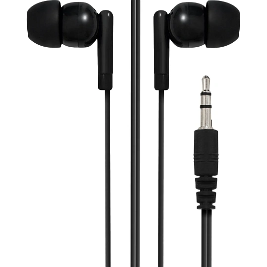 Наушники одноразовые Kromix 23252X, черный (100шт/уп)