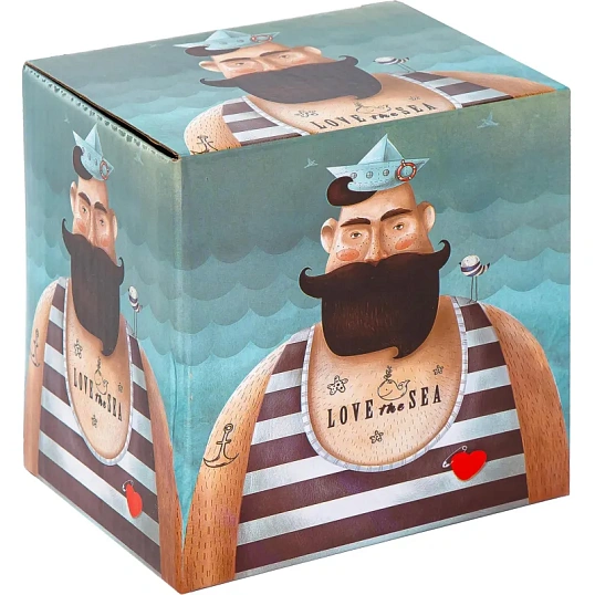 Кружка 510мл Love Sea, NEW BONE CHINA, подар.уп, 133-08065