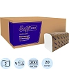 Полотенца бумажные д/дисп SoffiPro Premium V-сл 2сл тисн 200шт/пач 20пач/уп