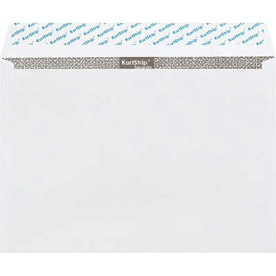 Конверт белый С4 стрип security 229х324 90г КОМУС 50 шт/уп