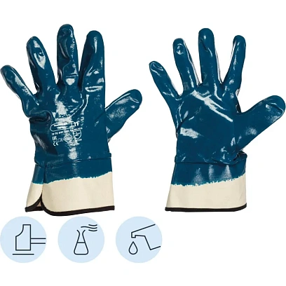 Перчатки защитные нитрил/джерси Manipula ТЕХНИК КП (TN-01/MG-224) р.11