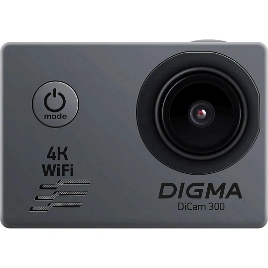 Экшн-камера Digma DiCam 300 серый