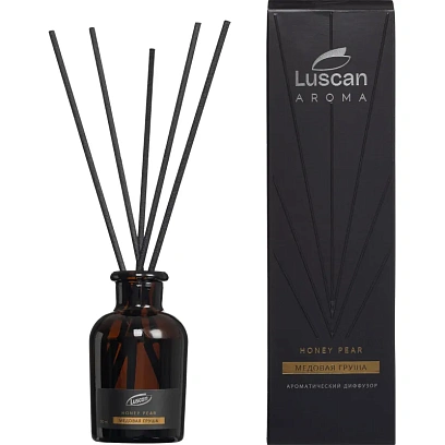 Аромадиффузор с палочками Luscan Медовая груша 50 мл