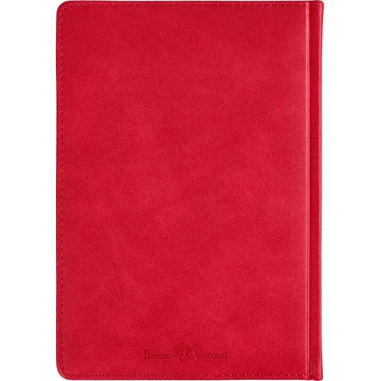 Ежедневник недатированный А5+ CLASSIC иск.кожа КРАСНЫЙ 3-689/04