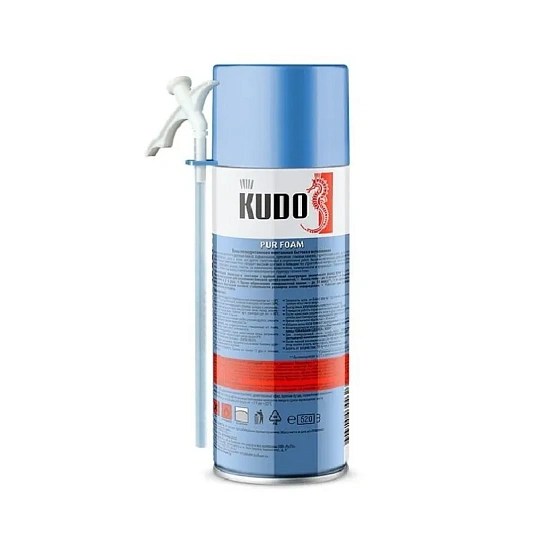 Пена монтажная бытовая Kudo Home 15+, всесезонная, 520 мл 204089